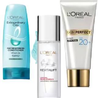 L'Oreal Paris Skin Care Products starting from Rs.105 at Nykaa