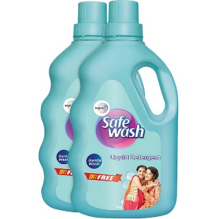 Safewash Liquid Detergent 1Kg + 1Kg FREE