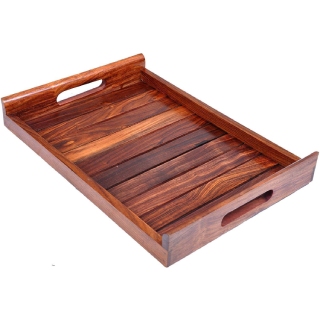 Flat 67% off on sheesham Wood Serving Trays for Dining Table