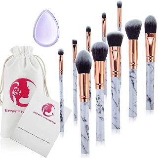 Start Makers Plastic Makeup Brushes With Bag