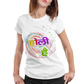 Save 33% off on Tanvi Creations Womens Holi T-Shirts Multi Prints