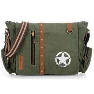 Get 54% OFF On The House Of Tara Vintage Canvas Crossbody Travel Office Bag