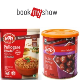 MTR Instant Foods: Free Rs.200 BookMyShow Coupon + Rs.400 GP Cashback on 1000