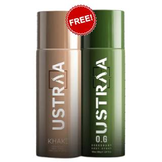 Get 2 Best Selling Ustraa Deos Free on Order above Rs 700 + Extra 10% Prepaid Discount