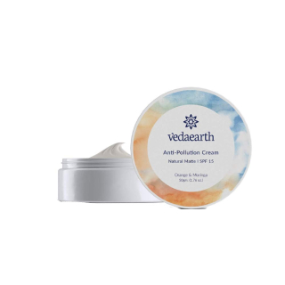 Shop Vedaearth Anti-pollution Face Cream, Natural Matte SPF 15 At Lowest Price