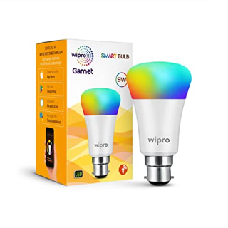 Flat 71% off on Wipro Wi-Fi Enabled Smart LED Bulb B22 9-Watt
