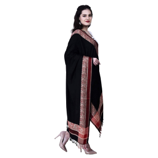 Flat 46% off on SWI WITH LABEL Women's Woven Wool Stole