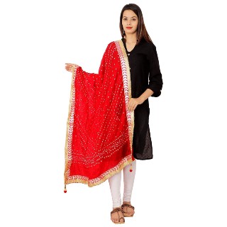 58% Off on Women's Printed Silk Dupatta