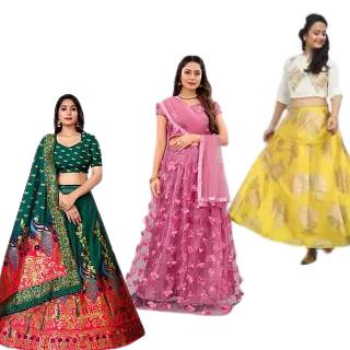 Up to 72% Off on Women's Lehenga at Snapdeal