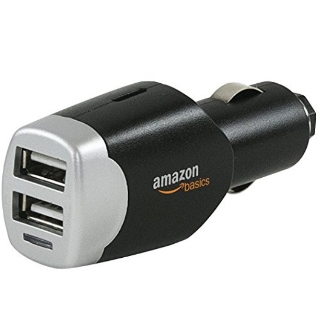 61% off on AmazonBasics 4.0 Amp Dual USB Car Charger