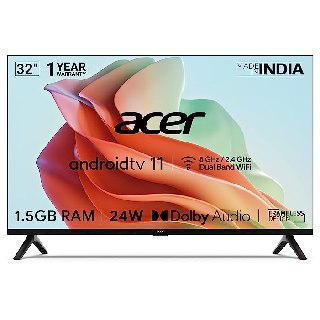 Buy Acer 32 inches HD Ready Android Smart LED TV at Rs.9900 (After 10% Bank off)
