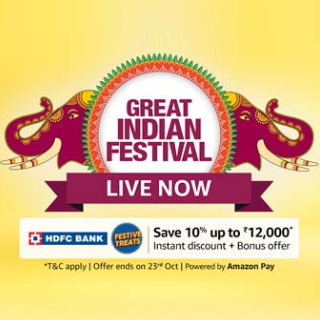 Great Indian Festival: Get Upto 80% off  Sitewide + 10% Bank Offer