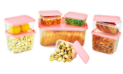 All Time Polka storage Container Set- Set of 8
