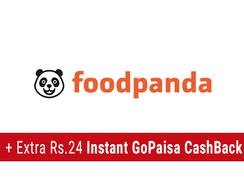 All User - Order On FoodPanda & Get Rs.24 Instant CashBack in GoPaisa A/C
