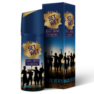 Set Wet Global Edition Perfume Spray For Men (120 ml) at Rs.75 (Pay Rs.125 at Amazon & Get Rs.50 GP Cashback)