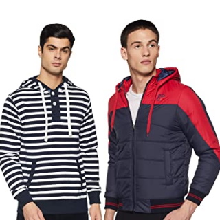 Amazon in-house Brands Men Sweatshirts & Jackets Upto 75% Off, Starting at Rs.549