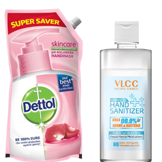 Get Upto 30% off on Top Brands Hand Sanitizers  & Handswash