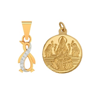 Gold Pendant Starting From Rs.2695 + Upto 10% Bank off