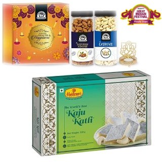 Up to 65% off on Diwali Gift hampers, Starting at Rs.299 + Extra 10% Bank off + GP Rewards