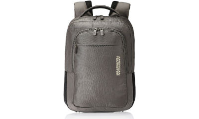 American Tourister Citi - Pro Nylon Grey Laptop Backpack