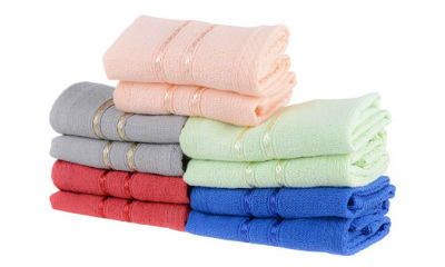 App - 10Pcs Towel Town Cotton Face Towels