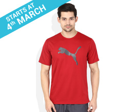 App Friday Puma Red Round Neck T Shirt