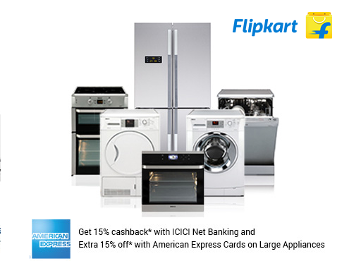 APP Offer - Extra 15% Off On Large Appliances with AMEX Card