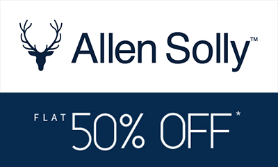 APP Only - 100% CashBack On Allen Solly Collection at Trendin