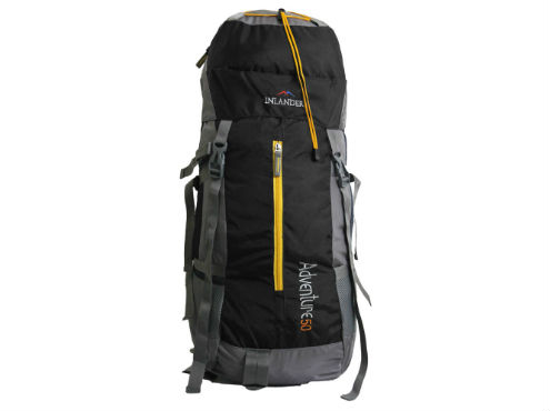 App Only - Inlander Black Polyester Hiking Backpack