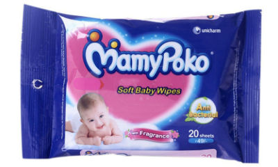 App Only - Mamy Poko Pants Baby Wipes - 20 Sheets