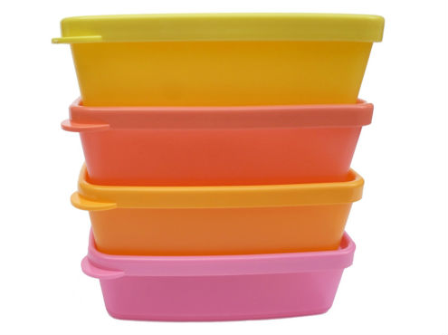 App Only - Tupperware Set Of 4 Square Storage Container