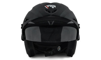 App Only - Vega Helmet - Cruiser With Peak (Dull Black)