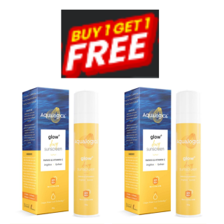 Buy 1 Get 1 Free - Glow+ Dewy Sunscreen - 50g (2 Units) At Just Rs.379 + GP Cashback !!