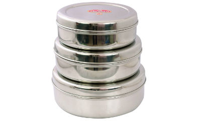 Aristo Silver Canister - Set of 3
