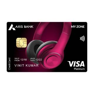 Apply Axis bank My Zone Credit Card & get Rs.1500 GP Rewards