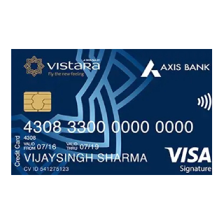 Rs.1600 GoPaisa Cashback Rewards on Axis Bank Vistara Signature Credit Card