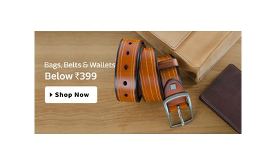Bag, Belts & wallets Under Rs.399