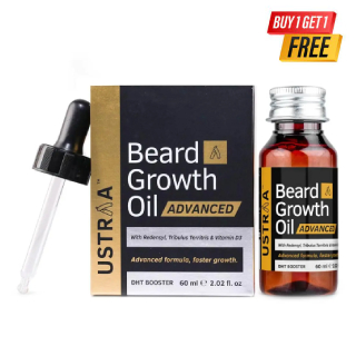 Pack of 2 Beard Growth Oil-  60ml  at Rs.678 with Shipping fee  (After coupon 'BGBA' & 10% prepaid off)