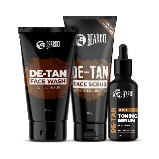 Beardo De-Tan Skin Care Trio at Rs 545 (Use Code: VIBD22) +  Free Facewash