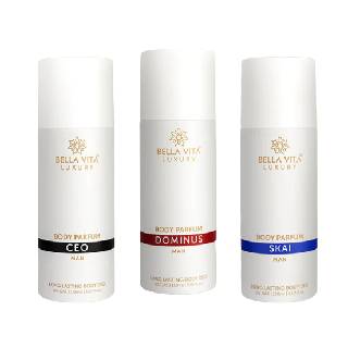 Bellavita Deo Box - Any 3 Body Deos for Just Rs 499 (Rs.166 each)  + Free Shipping + FREE Face cream