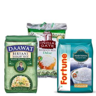Buy Kohinoor, Daawat/Fortune/ India gate Rice at Best price