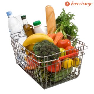 Bigbasket Freecharge Offer: Rs.50 Cashback on Grocery Order