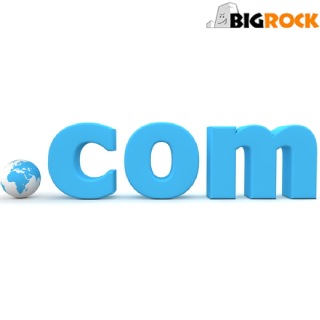 Big Rock .COM Domain Offer: .COM Domain Start at Rs.799