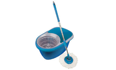 Birde Spin With Bucket Blue Plastic Mop