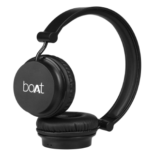 Boat Rockerz 400 On-Ear Bluetooth Headphones (Carbon Black) worth Rs.2990 at Rs.1099