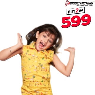 Children's Day Special: Buy 2 Kids Wear @ Rs.599 at Brand Factory