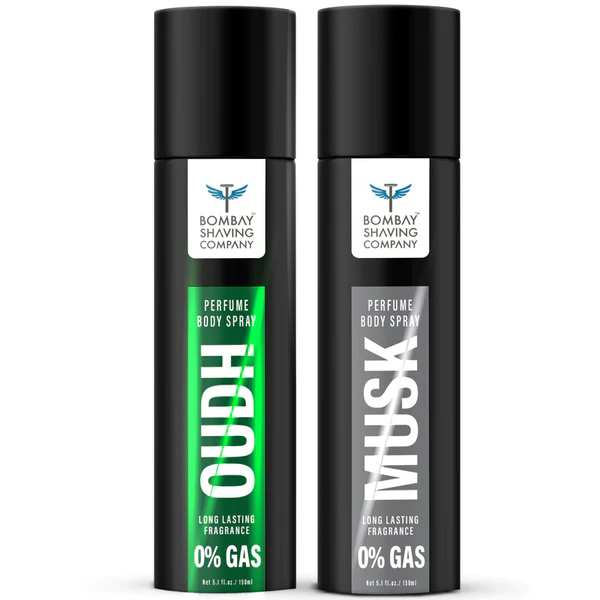 Oudh & Musk Body Sprays Combo | Pack of 2 Worth Rs.798 at Just Rs.299 Via Use Code (BS349)