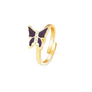 Golden Butterfly Spin Ring at Rs 1899 + Flat 10% GP Cashback (Use Code: GDA-R0392)