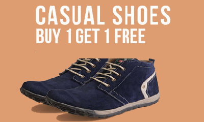Buy 1 Get 1 Free On Casual Shoes