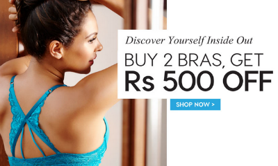 Buy 2 Bras, Get Rs.500 Off